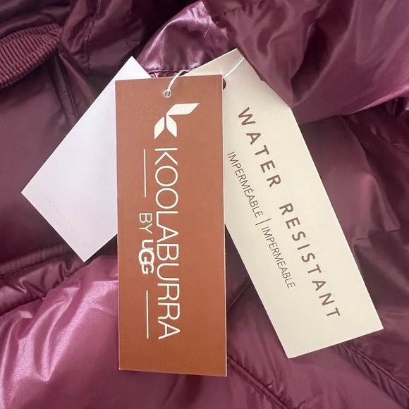 Koolaburra by UGG burgundy wine puffer coat size Small - Picture 15 of 16
